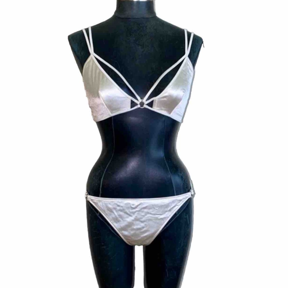 NWT! Tomas Maier Satin Multi-Strap Bikini